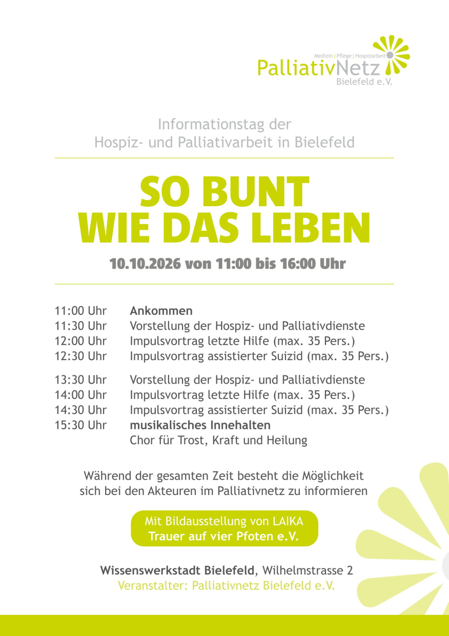 Einladung zum Hospiz- und Palliativtag 2026