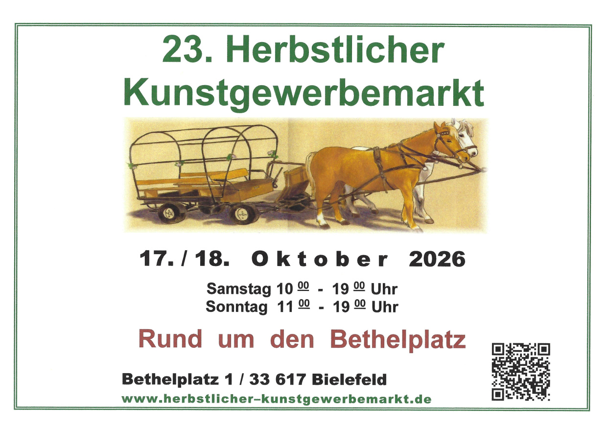 Herbstlicher Kunstgewerbemarkt in Bethel