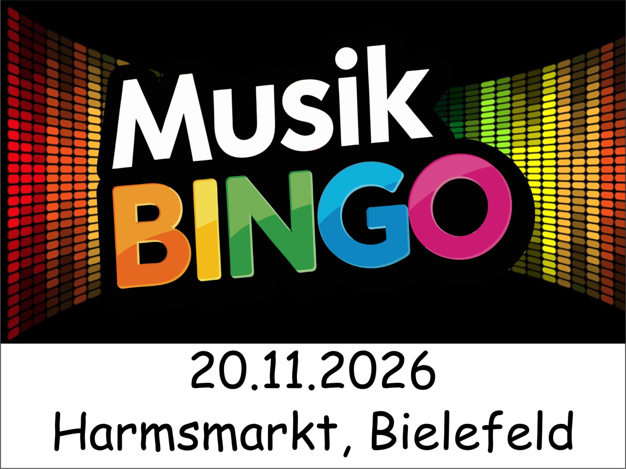Plakat Musikbingo