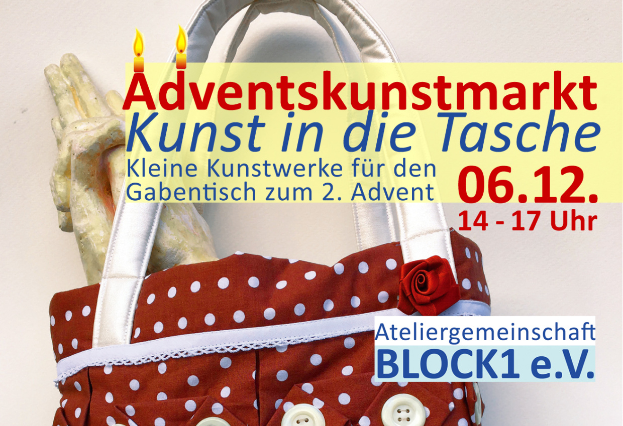 Adventskunstmarkt_Kunst in die Tasche_Kleine Formate für den Gabentisch_06.12.26_14-17 Uhr