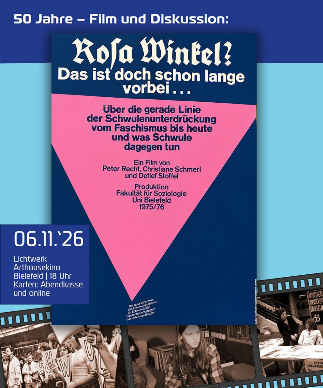 Originalfilmplakat von 1976 mit den Veranstaltungsdaten 2026