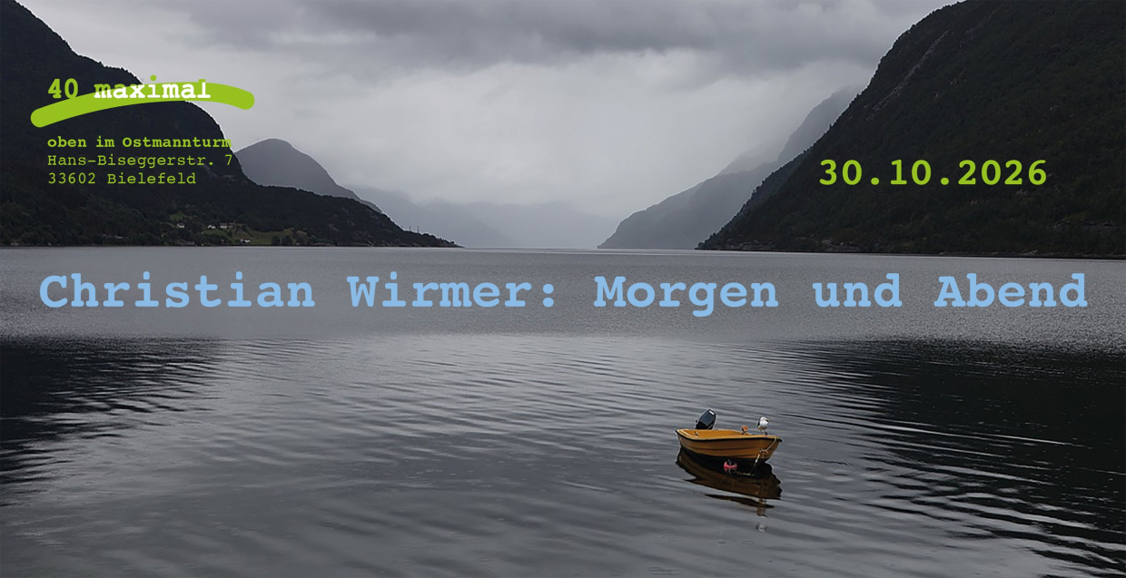 Ein intensiver Abend von und mit Christian Wirmer