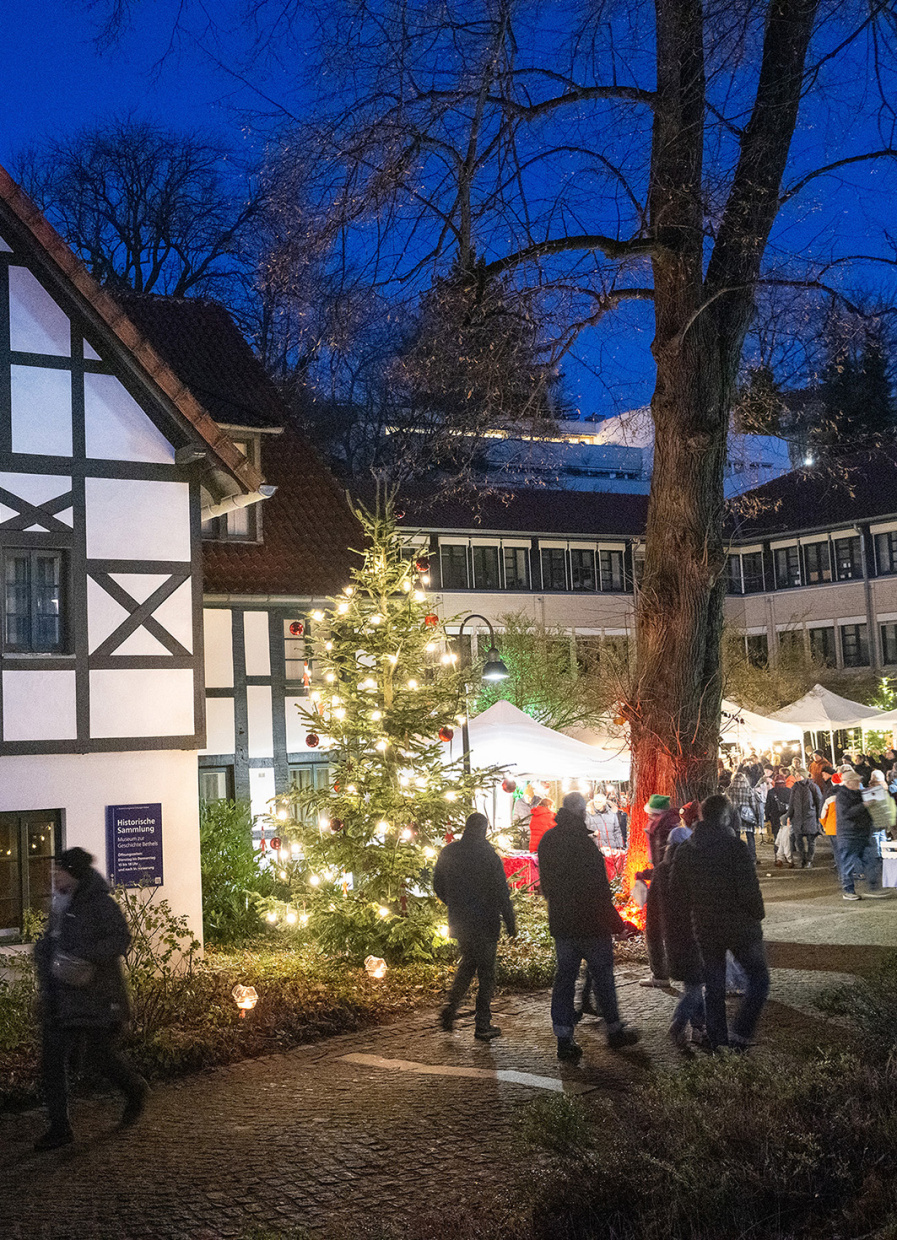 Der Eingang zum Adventsmarkt