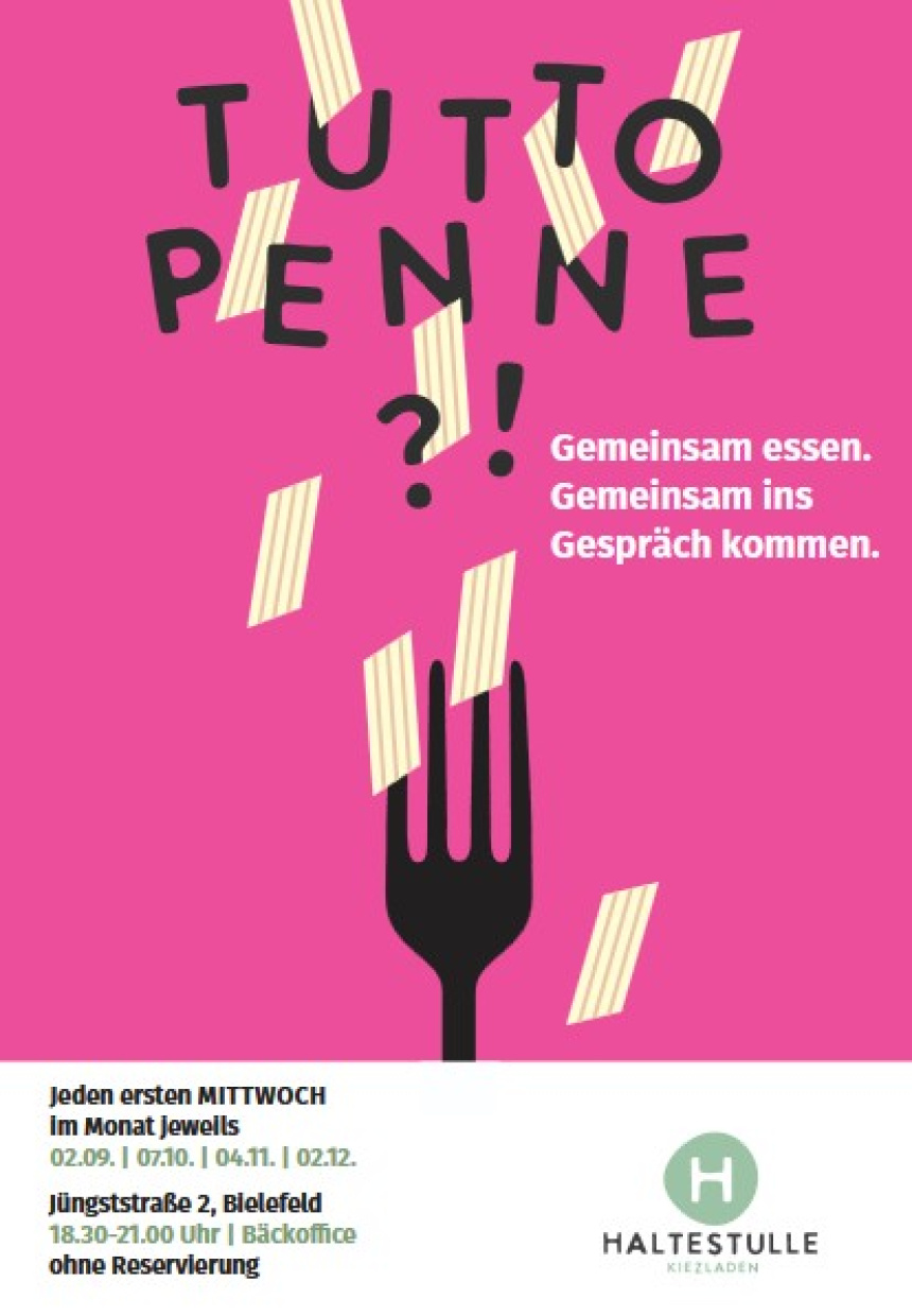 Plakat für Veranstaltung Tutto Penne