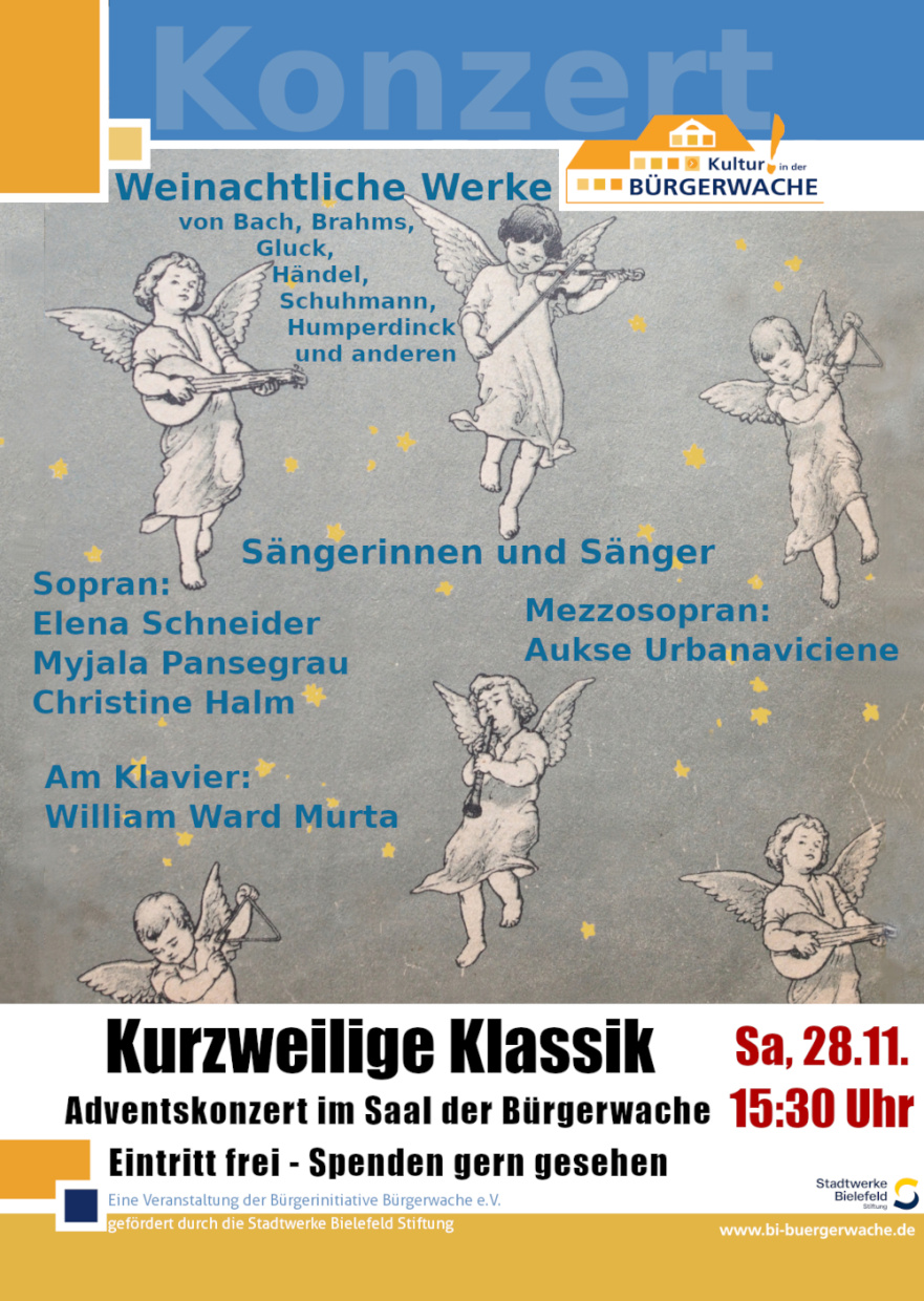 klassisches Gesangkonzert in der Bürgerwache