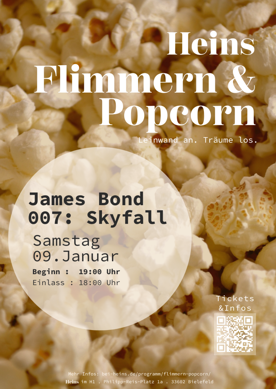 Poster: Flimmern & Popcorn