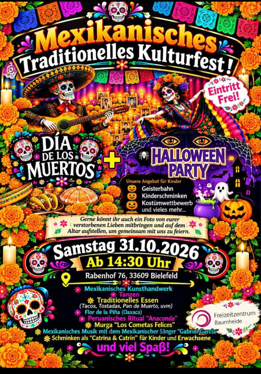 Dia de los Muertos - Tag der Toten, ist ein traditionelles mexikanisches Fest 