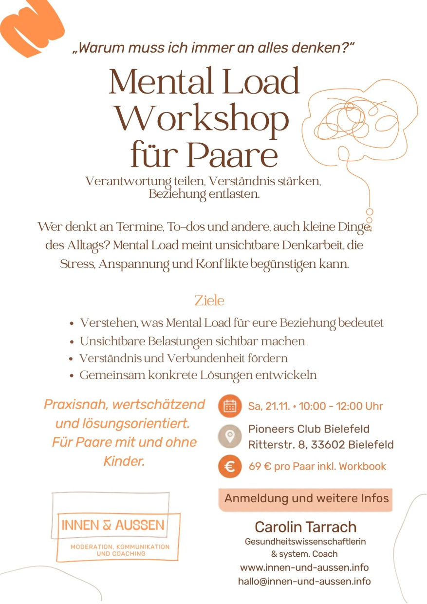 Workshop für Paare am 21. November