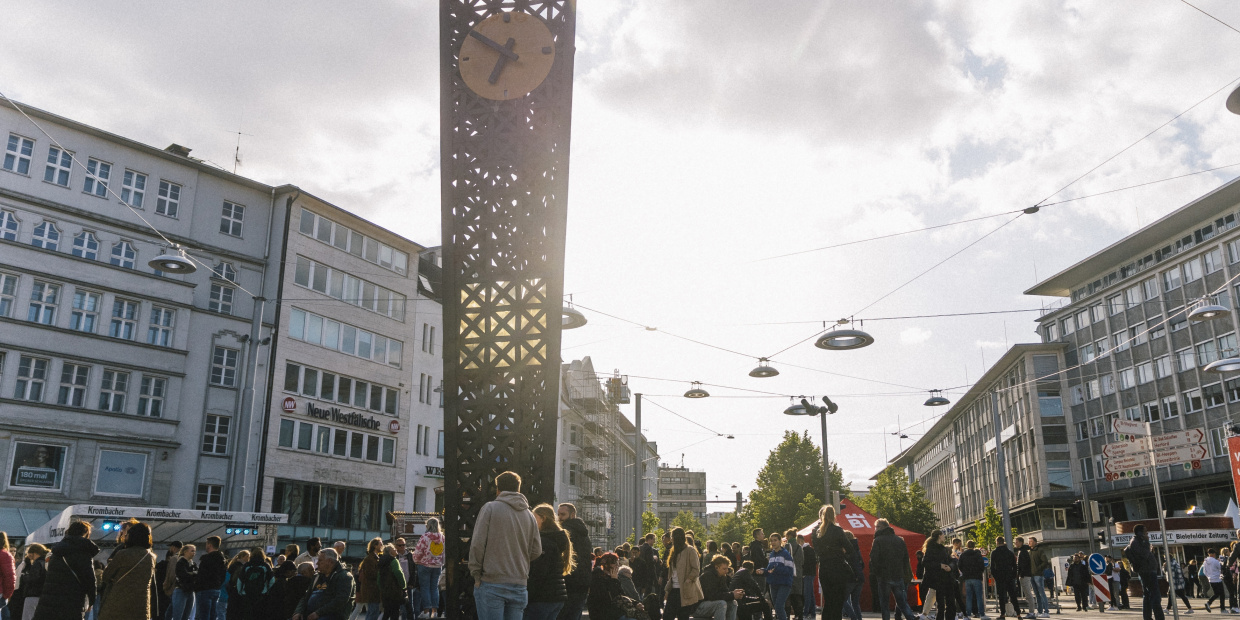 © Bielefeld Marketing GmbH | Michael Adamski Leinewebermarkt Jahnplatz