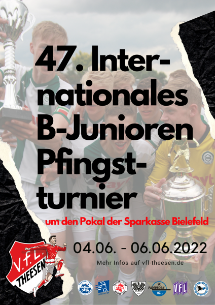 Plakat Pfingsturnier Theesen Plakat Pfingsturnier Theesen