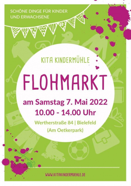 Plakat Flohmarkt Kindermühle