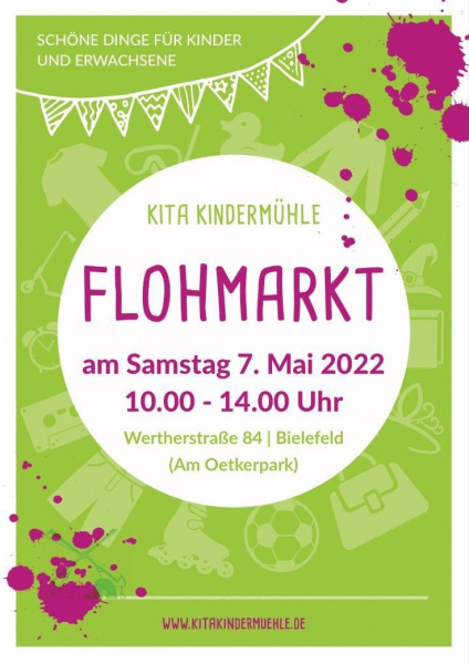 Plakat Flohmarkt Kindermühle Plakat Flohmarkt Kindermühle