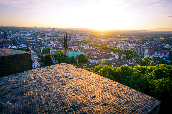 Blick von der Sparrenburg - Panorama (c) Franzi Beckmann