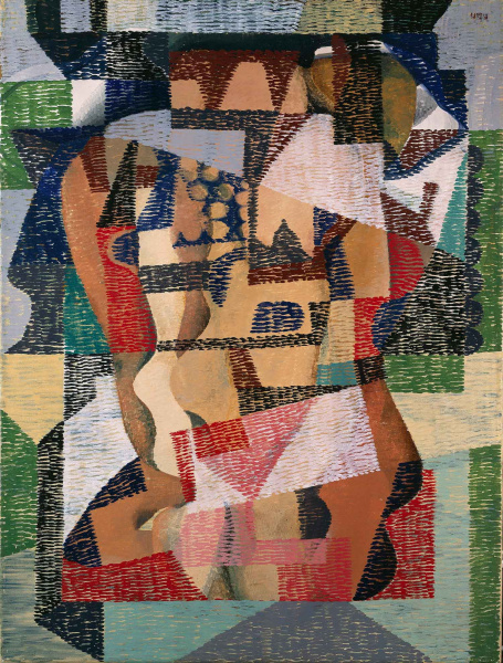 Foto: bpk / Nationalgalerie, SMB / Andres Kilger Herbert Behrens-Hangeler, Composizion, 1918, Staatliche Museen zu Berlin, Nationalgalerie