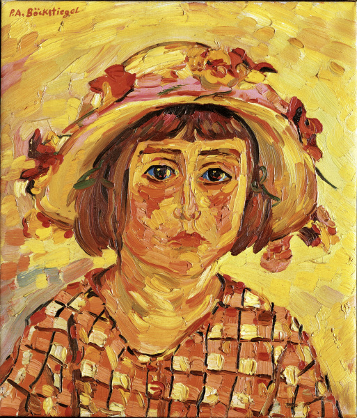 Peter August Böckstiegel, Sonja, um 1925, Öl auf Leinwand