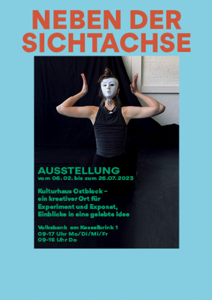 Ausstellung Neben der Sichtachse Postkarte