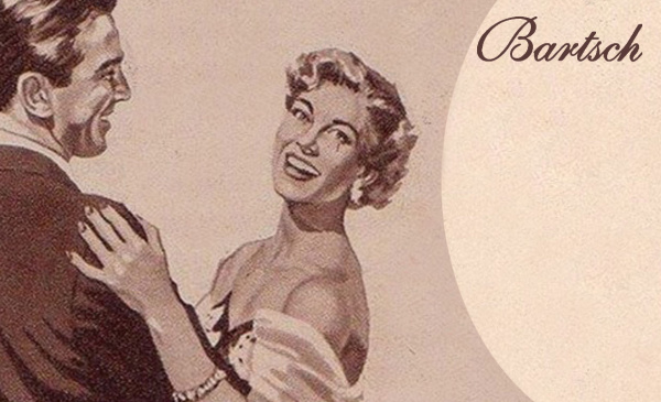 zwei Personen mit Frisuren aus den 1950er Jahren tanzen