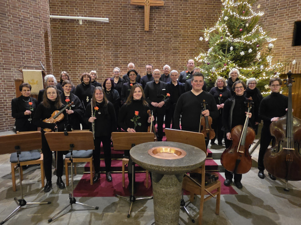 Das Ensemble bei einem Konzert Mitte Januar 2025 in Gütersloh