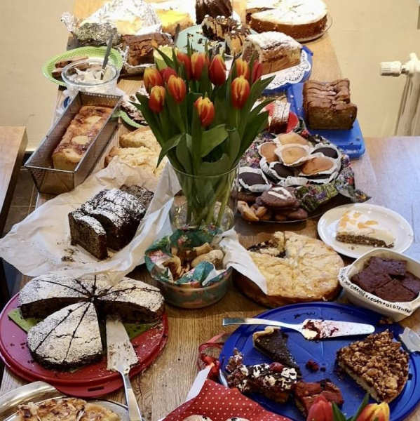 Kuchenbuffet im Lichtwerk am Geburtstag