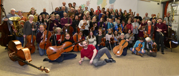 Freies SinfonieOrchester Bielefeld im Probenraum