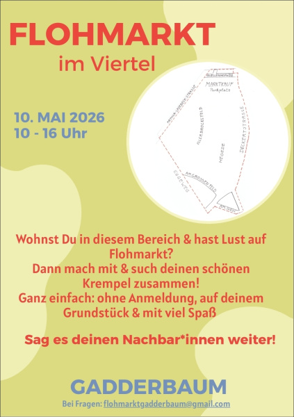 Nachbarschaftsflohmarkt Gadderbaum 