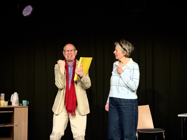 Schauspieler auf der Bühne