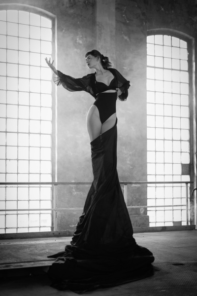 Bild aus dem Projekt Ines Growth Journey mit dem Titel Solitär, zeigt eine schwarzweiß Aufnahme.