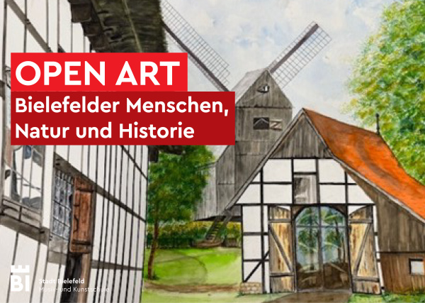 Zeichnung des Bauernhausmuseums Bielefeld.