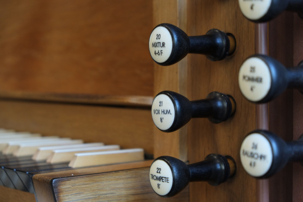 Register der Steinmann-Orgel