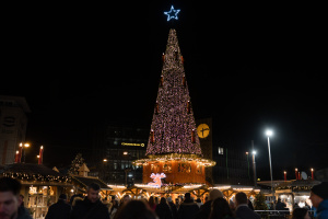 Bielefelder Weihnachtsmarkt 2022 Hütte