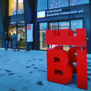 Die Volksbank Bielefeld-Gütersloh war Markentag-Gastgeber 2019.